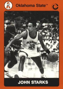 1991 Collegiate Collection Oklahoma State Cowboys #40 John Starks Front