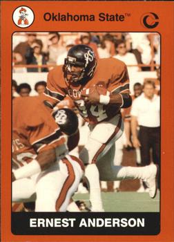 1991 Collegiate Collection Oklahoma State Cowboys #45 Ernest Anderson Front