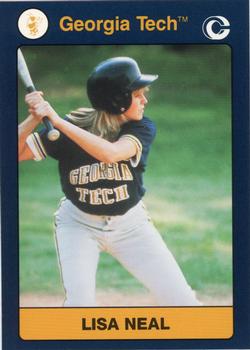1991 Collegiate Collection Georgia Tech Yellow Jackets #130 Lisa Neal Front