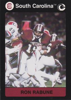 1991 Collegiate Collection South Carolina Gamecocks #28 Ron Rabune Front