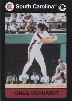1991 Collegiate Collection South Carolina Gamecocks #51 Greg Morhardt Front