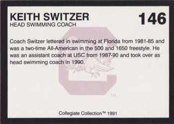 1991 Collegiate Collection South Carolina Gamecocks #146 Keith Switzer Back