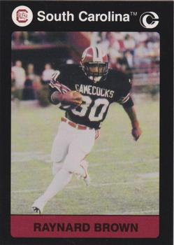 1991 Collegiate Collection South Carolina Gamecocks #193 Raynard Brown Front