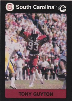 1991 Collegiate Collection South Carolina Gamecocks #195 Tony Guyton Front