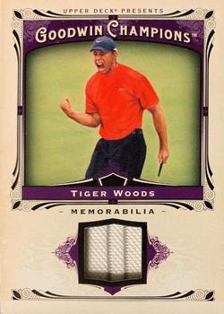 2013 Upper Deck Goodwin Champions - Memorabilia #M-TW Tiger Woods Front