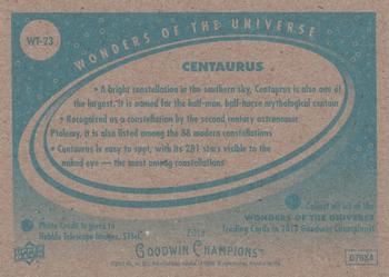 2013 Upper Deck Goodwin Champions - Wonders of the Universe #WT-23 Centaurus Back