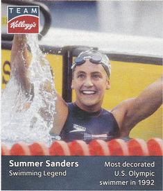 2012 Kellogg's Olympics #NNO Summer Sanders Front