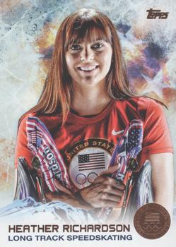 2014 Topps U.S. Olympic & Paralympic Team & Hopefuls - Bronze #72 Heather Richardson Front