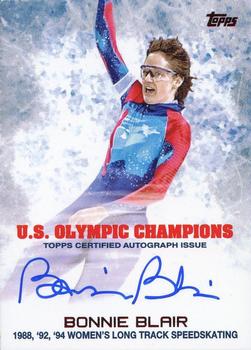 2014 Topps U.S. Olympic & Paralympic Team & Hopefuls - Champions Autographs #UOC-BBL Bonnie Blair Front