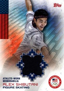 2014 Topps U.S. Olympic & Paralympic Team & Hopefuls - Relics #OR-AS Alex Shibutani Front