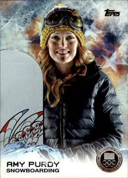 2014 Topps U.S. Olympic & Paralympic Team & Hopefuls - Silver #69 Amy Purdy Front