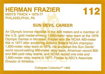 1990-91 Collegiate Collection Arizona State Sun Devils #112 Herman Frazier Back
