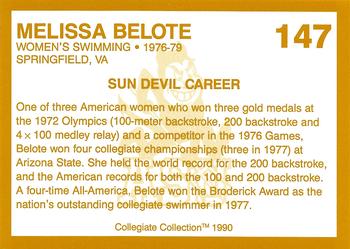 1990-91 Collegiate Collection Arizona State Sun Devils #147 Melissa Belote Back