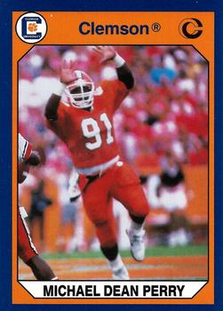1990 Collegiate Collection Clemson Tigers - Promos #C4 Michael Dean Perry Front