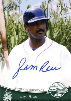 2013 Leaf Sports Heroes - Team of Dreams Autographs #DA-JR1 Jim Rice Front