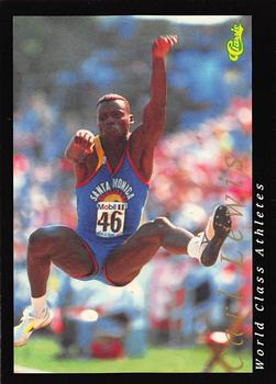 1992 Classic World Class Athletes #1 Carl Lewis Front