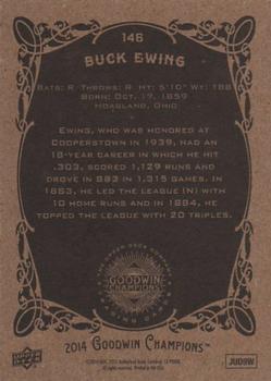 2014 Upper Deck Goodwin Champions #146 Buck Ewing Back
