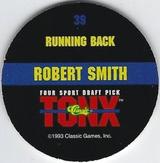 1993 Classic Four Sport - Tonx #39 Robert Smith Back