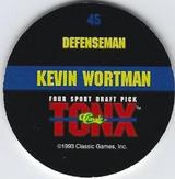1993 Classic Four Sport - Tonx #45 Kevin Wortman Back
