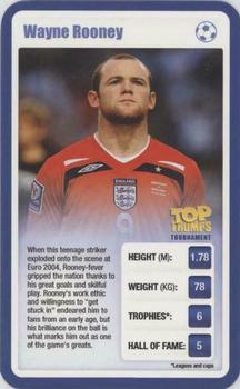 2009 Top Trumps Tournament Sporting Heroes #NNO Wayne Rooney Front