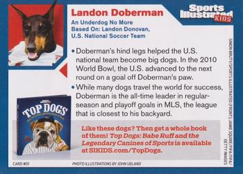 2013 Sports Illustrated for Kids #D1 Landon Doberman Back