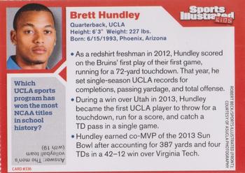 2014 Sports Illustrated for Kids #336 Brett Hundley Back