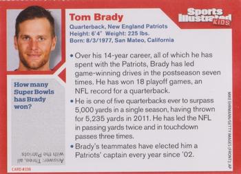 2014 Sports Illustrated for Kids #338 Tom Brady Back