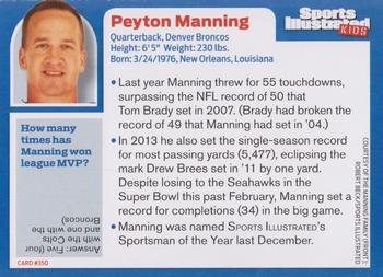 2014 Sports Illustrated for Kids #350 Peyton Manning Back