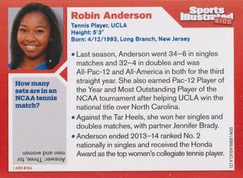 2014 Sports Illustrated for Kids #364 Robin Anderson Back