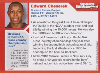 2014 Sports Illustrated for Kids #377 Edward Cheserek Back