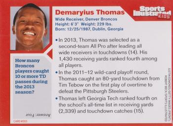 2014 Sports Illustrated for Kids #303 Demaryius Thomas Back