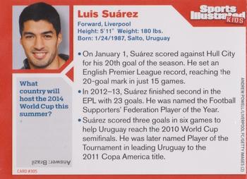 2014 Sports Illustrated for Kids #305 Luis Suarez Back