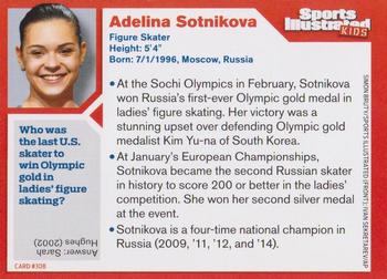 2014 Sports Illustrated for Kids #308 Adelina Sotnikova Back