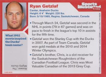 2014 Sports Illustrated for Kids #319 Ryan Getzlaf Back