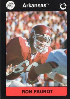 1991 Collegiate Collection Arkansas Razorbacks #29 Ron Faurot Front