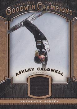 2014 Upper Deck Goodwin Champions - Memorabilia #M-AC Ashley Caldwell Front