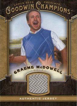 2014 Upper Deck Goodwin Champions - Memorabilia #M-GM Graeme McDowell Front