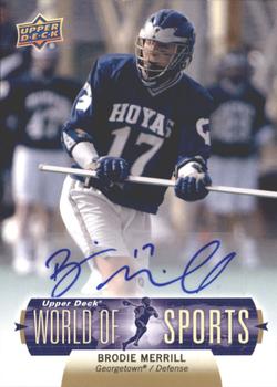2011 Upper Deck World of Sports - Autographs #380 Brodie Merrill Front