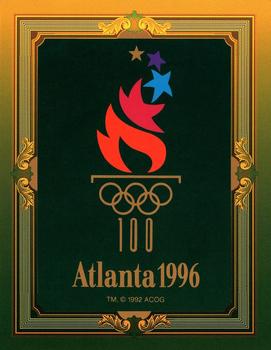 1996 Collect-A-Card Centennial Olympic Games Collection - Oversize Posters #TSC-12 Summer Olympiad XXVI-1996 Atlanta Front