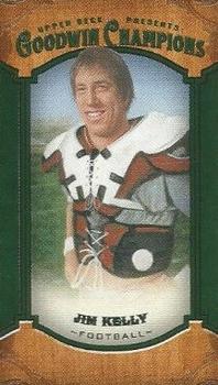 2014 Upper Deck Goodwin Champions - Mini Green Lady Luck Back #97 Jim Kelly Front