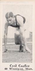 1928-29 Dominion Chocolate Athletic Stars #40 Cyril Coaffee Front
