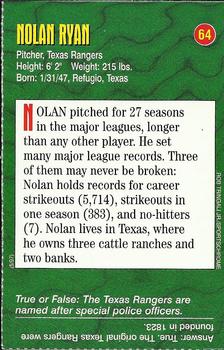 1996-98 Sports Illustrated for Kids Oversized #64 Nolan Ryan Back