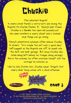 1997 Tempo Rugrats #3 Chuckie Finster Back