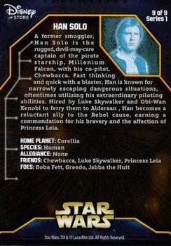 2014 Disney Store Star Wars (US Version) #9 Han Solo Back