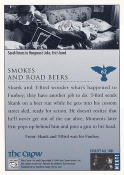 1994 Kitchen Sink The Crow #62 Smokes and Road Beers Back