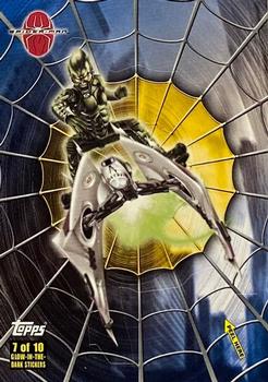 2002 Topps Spider-Man - Spider-Sense Glow Puzzle #7 Green Goblin Front