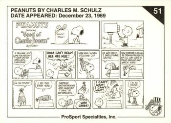 1992 ProSport Specialties Peanuts Classics #51 Mustn't touch Back