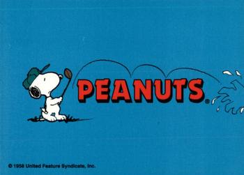1992 ProSport Specialties Peanuts Classics #79 no caption.  dated July 30, 1989  Peanuts Front