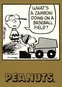 1992 ProSport Specialties Peanuts Classics #305 What's a zamboni doing on a baseball field? Front
