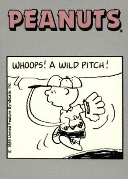 1992 ProSport Specialties Peanuts Classics #322 Whoops! A wild pitch! Front